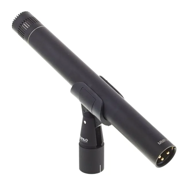 DPA 4011A, mikrofonkorgen på nära håll