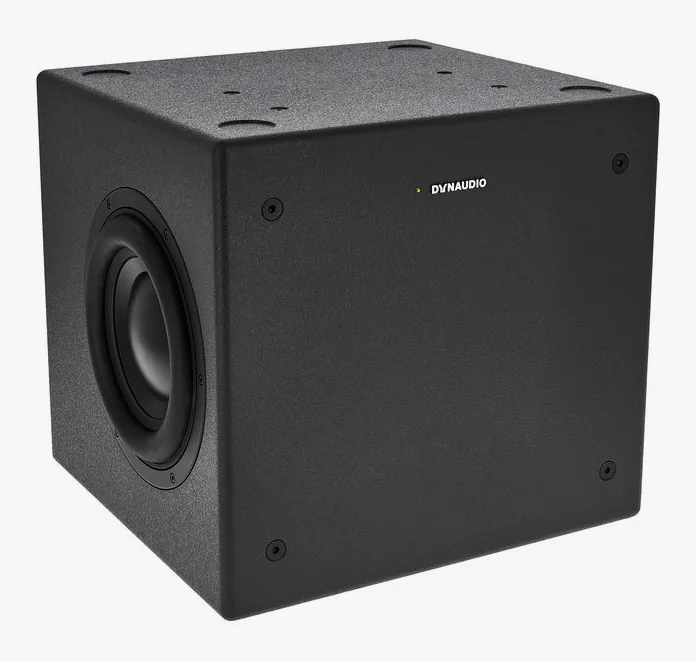 Dynaudio Core Sub Compact, fronten med woofer och diskant
