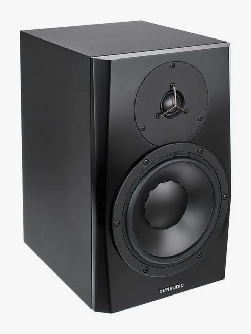 Dynaudio LYD-8 Black, loggan och ytan