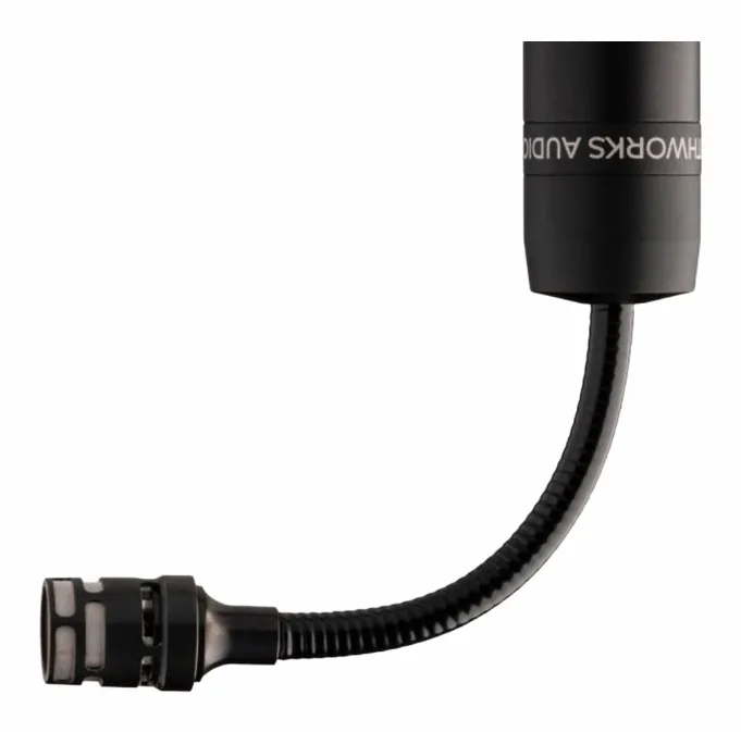 Earthworks Audio C30 S-B Gen 2, mikrofonkorgen på nära håll