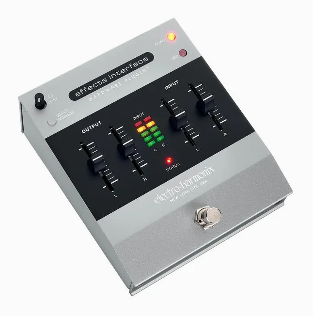 Electro Harmonix Effects Interface Hardw.PlugIn, anslutningarna på baksidan