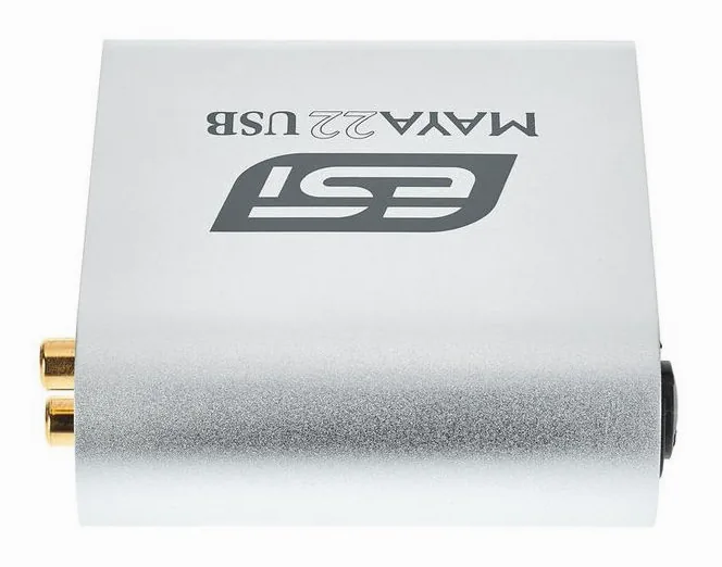 ESI Maya 22 USB, nivåmätarna och lysdioderna