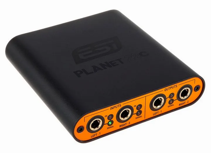 ESI planet 22c, anslutningarna på baksidan
