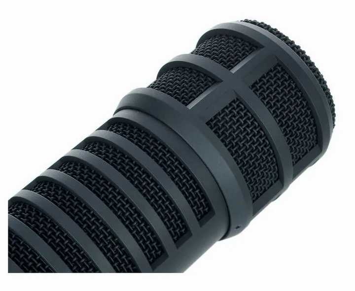 EV RE20-Black, mikrofonkorgen på nära håll