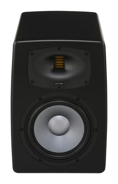 EVE Audio EXO 28, baksidan med anslutningarna