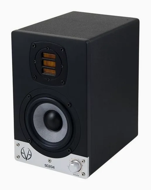 EVE Audio SC204 Stand Bundle, knapparna på bakpanelen