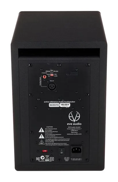 EVE Audio SC2070, kabinettet sett från sidan