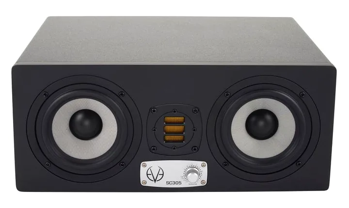 EVE Audio SC305, knapparna på bakpanelen