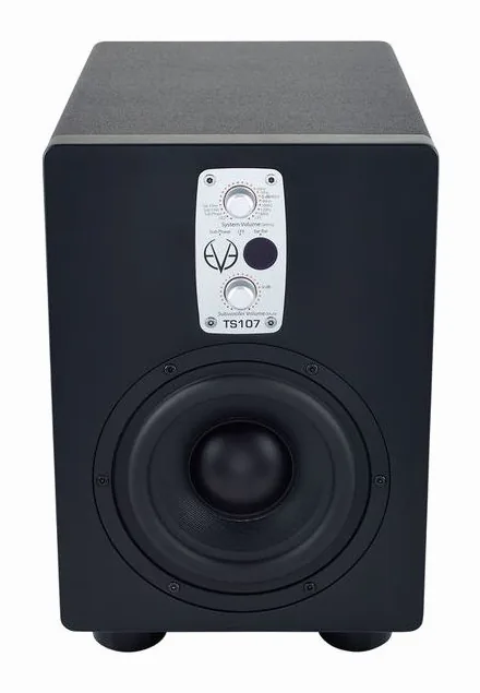 EVE Audio TS107, knapparna på bakpanelen