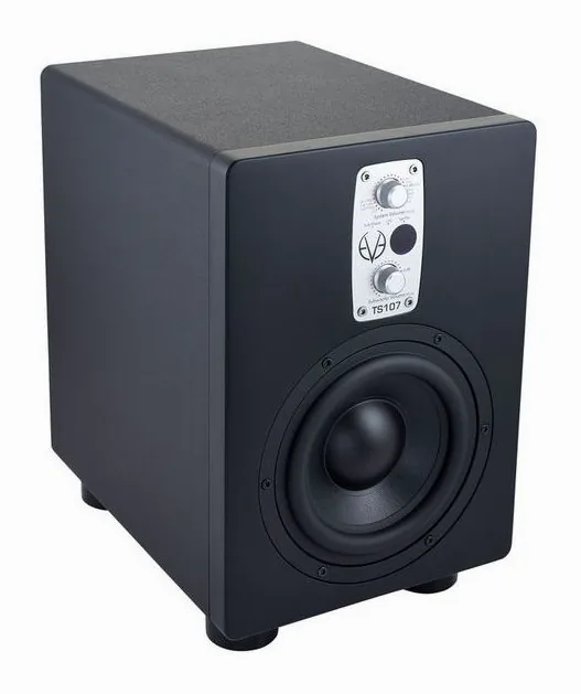 EVE Audio TS107, knapparna på bakpanelen