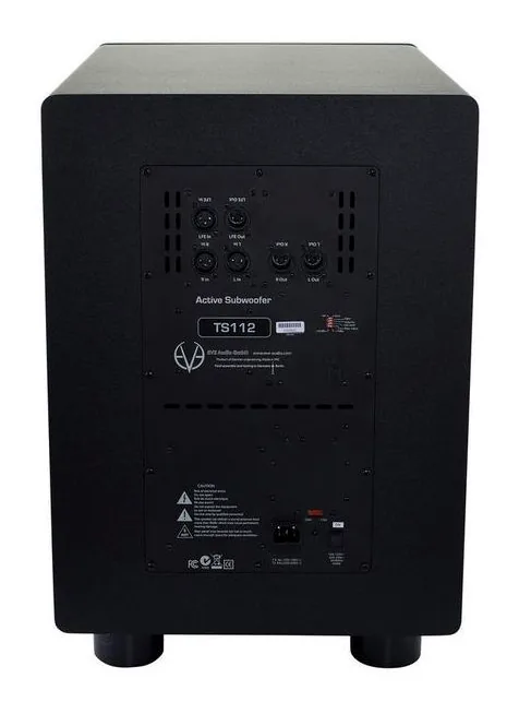 EVE Audio TS112, loggan och ytan