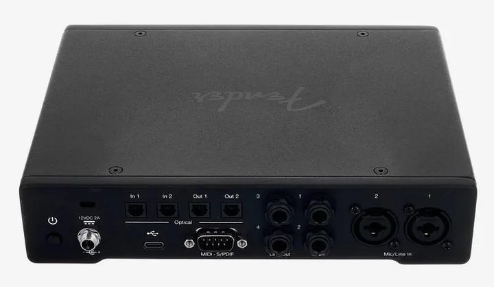 Fender Studio Quantum HD2, nivåmätarna och lysdioderna