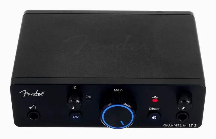 Fender Studio Quantum LT 2, nivåmätarna och lysdioderna