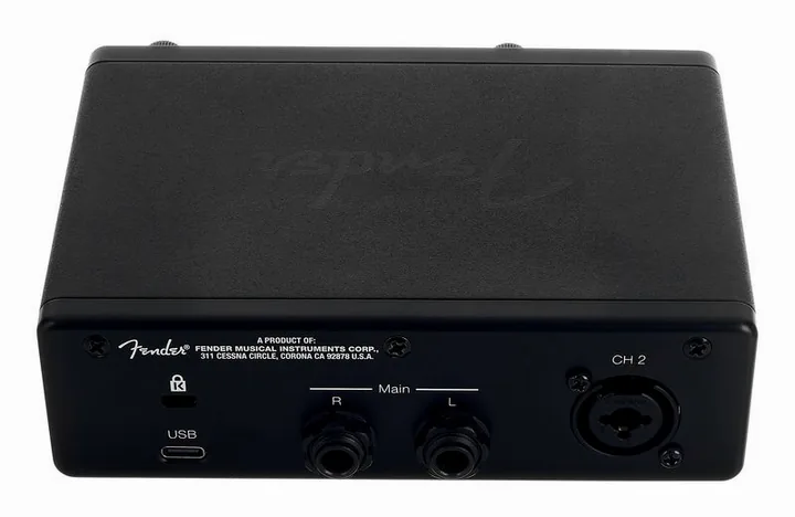 Fender Studio Quantum LT 2, nivåmätarna och lysdioderna