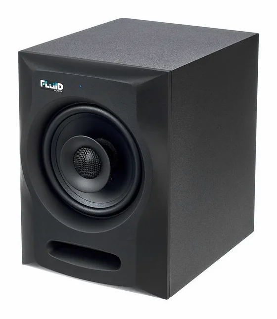 Fluid Audio FX50 V2 Bundle, knapparna på bakpanelen
