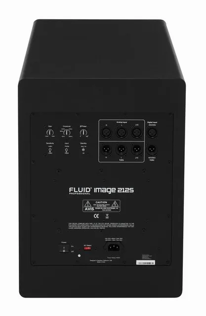 Fluid Audio Image 212S, loggan och ytan