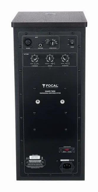 Focal Shape Twin, knapparna på bakpanelen