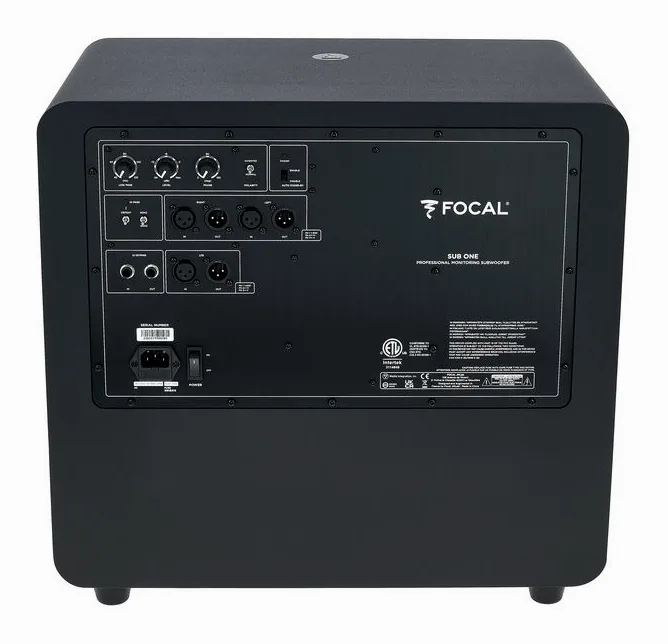 Focal Sub One, fronten med woofer och diskant