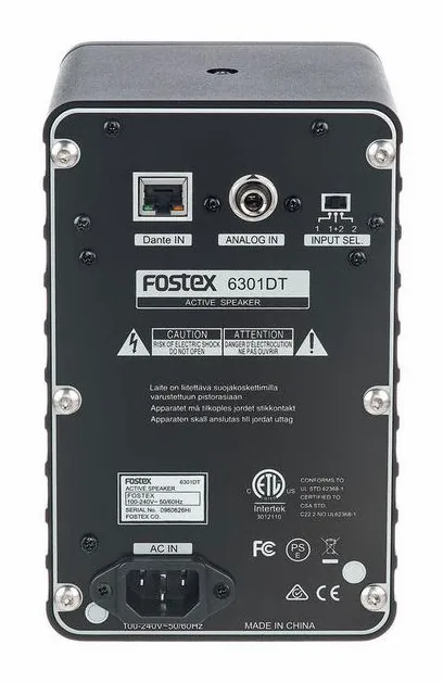 Fostex 6301DT, loggan och ytan