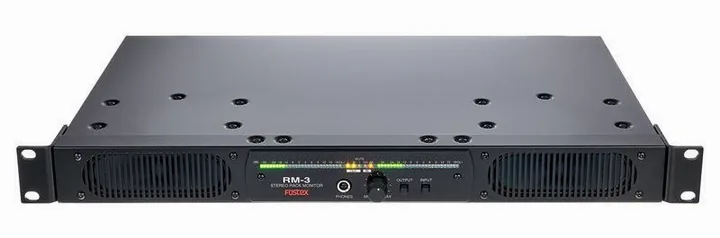 Fostex RM-3, fronten med woofer och diskant