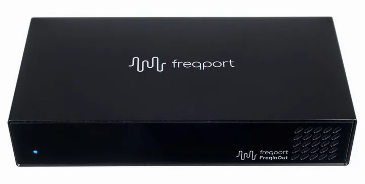 freqport FreqInOut FO1, ingångarna på framsidan