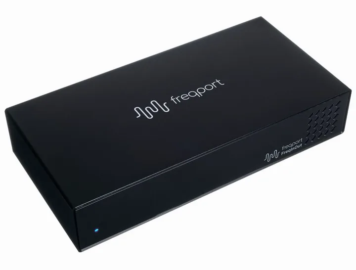 freqport FreqInOut FO1, höljet sett från sidan