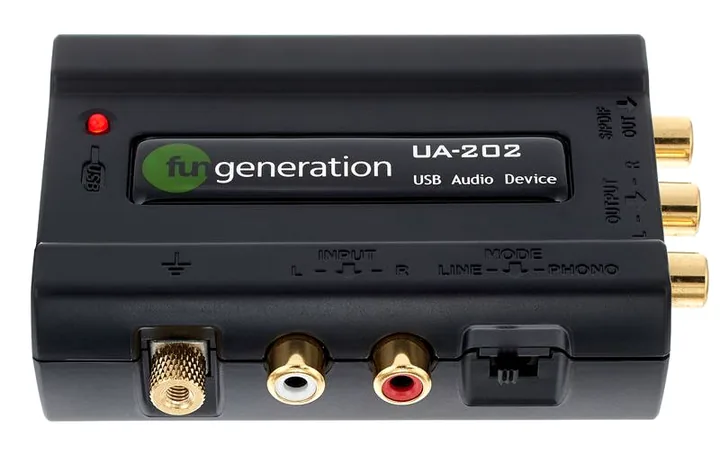 Fun Generation UA-202, höljet sett från sidan