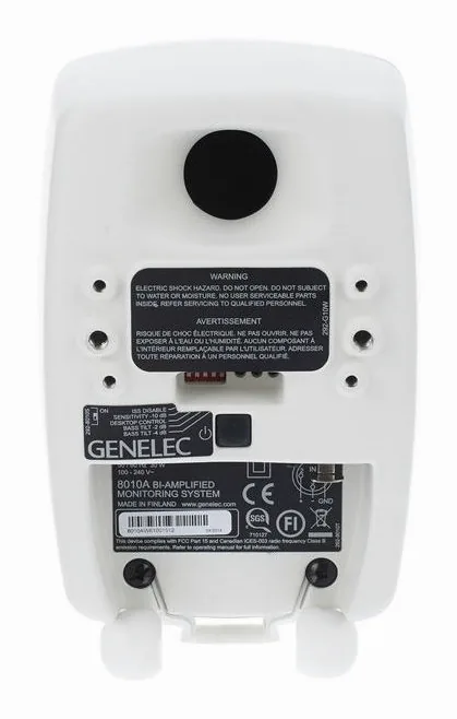 Genelec 8010 AW, kabinettet sett från sidan