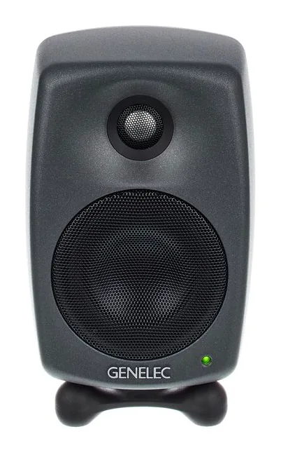 Genelec 8020 DPM Stand Bundle BK, basreflexporten