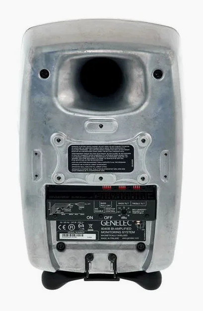 Genelec 8040 RAW, baksidan med anslutningarna