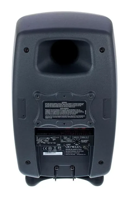 Genelec 8050 BPM, baksidan med anslutningarna