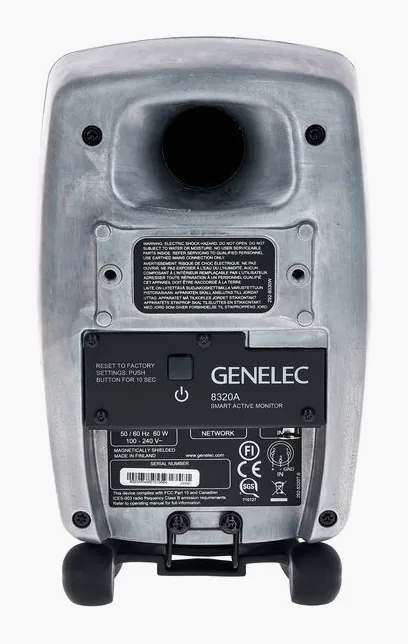 Genelec 8320 RAW Pack, knapparna på bakpanelen