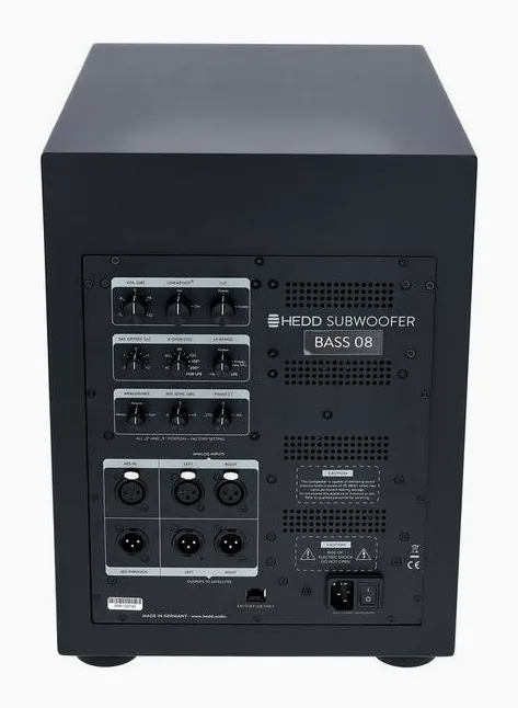 HEDD Bass 08, basreflexporten
