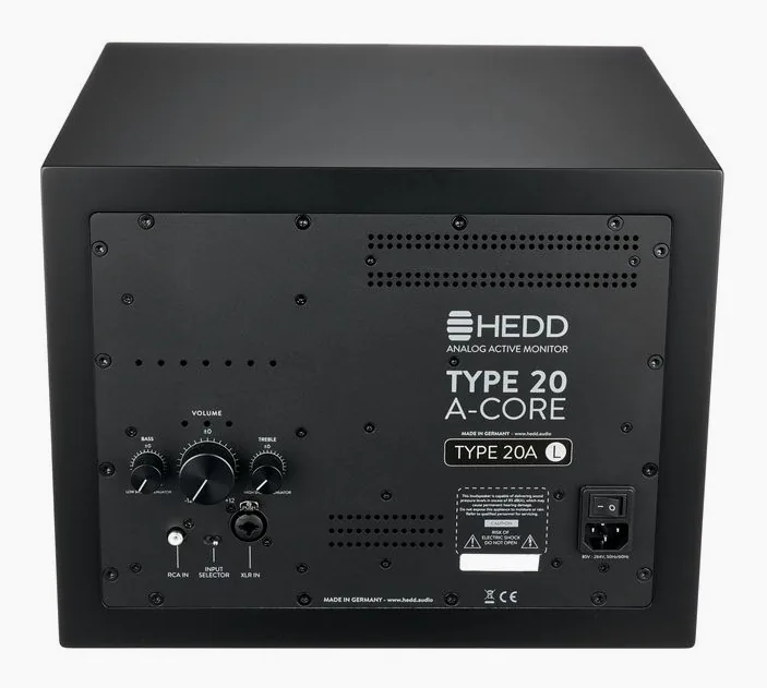 HEDD Type 20 A-CORE left, basreflexporten