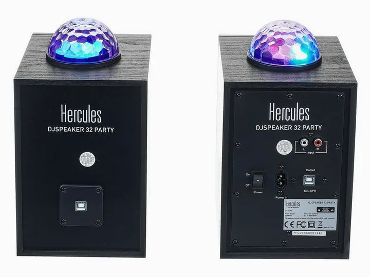 Hercules DJ Speaker 32 Party, basreflexporten