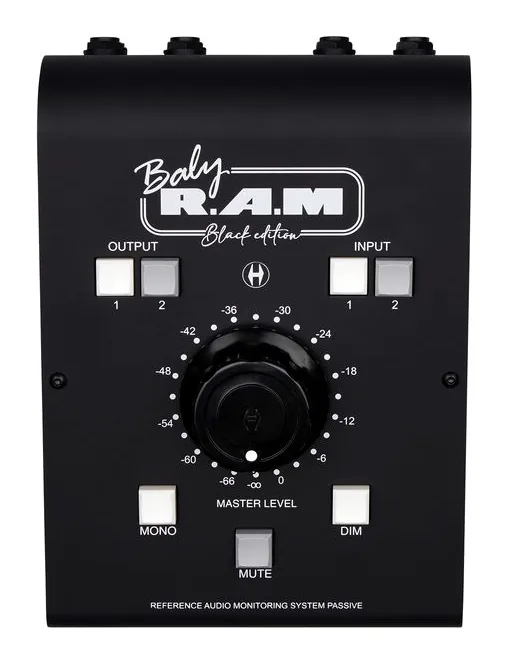 Heritage Audio Baby RAM BK, loggan och ytan
