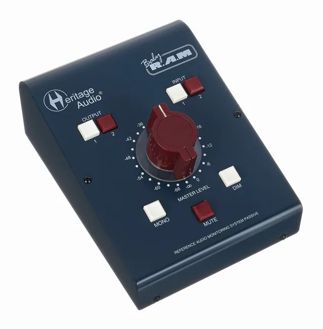 Heritage Audio Baby RAM, baksidan med anslutningarna