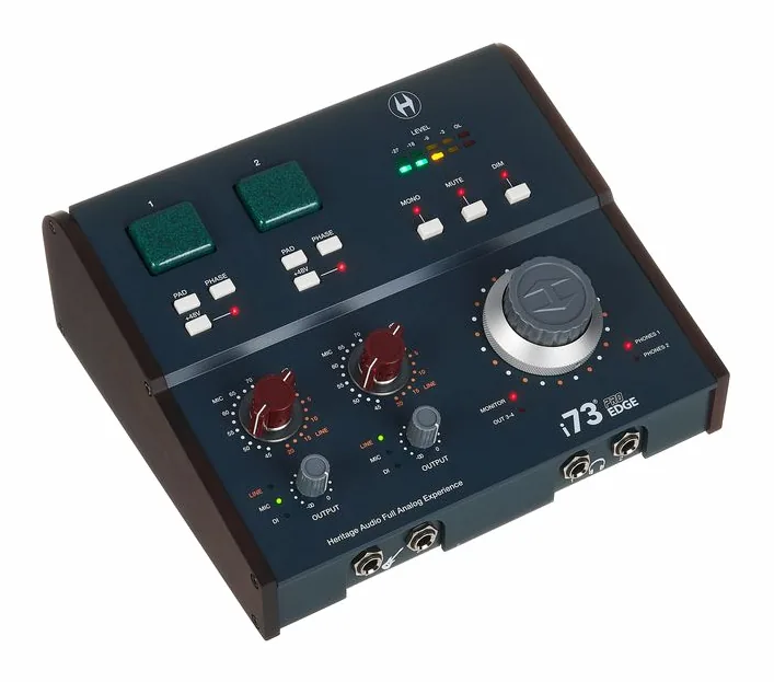 Heritage Audio i73 Pro Edge, anslutningarna på baksidan