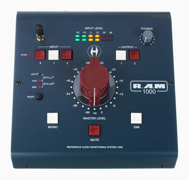 Heritage Audio RAM 1000, loggan och ytan