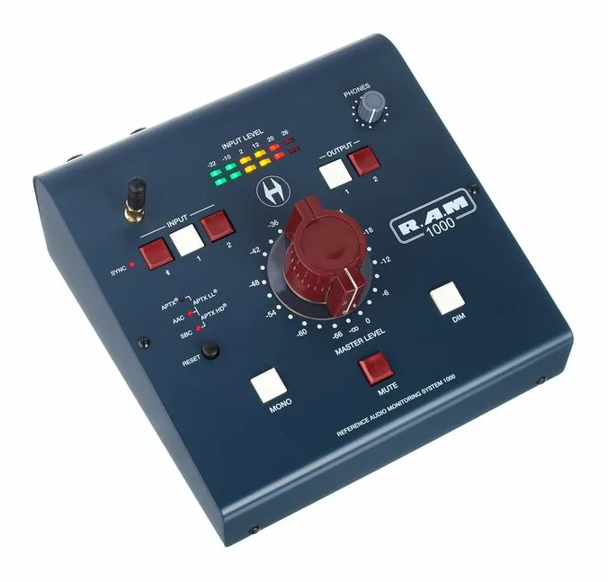 Heritage Audio RAM 1000, baksidan med anslutningarna
