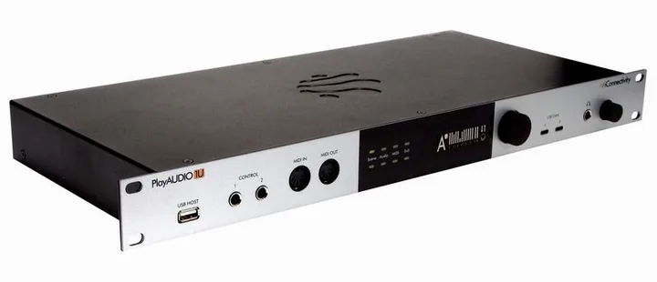 iConnectivity PlayAUDIO1U, ingångarna på framsidan
