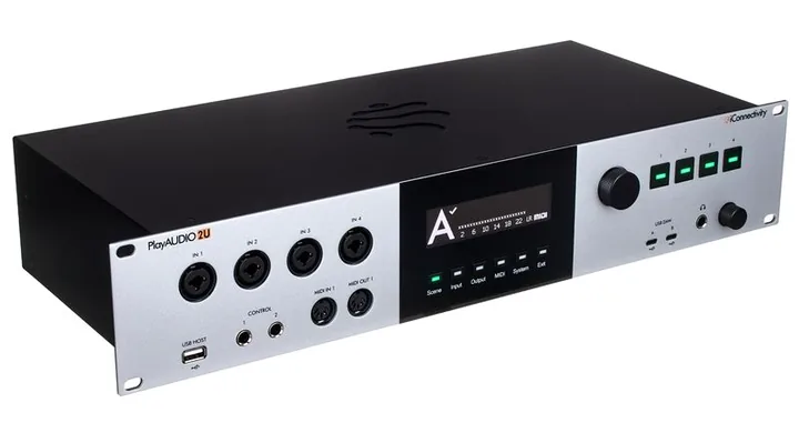 iConnectivity PlayAUDIO2U, anslutningarna på baksidan