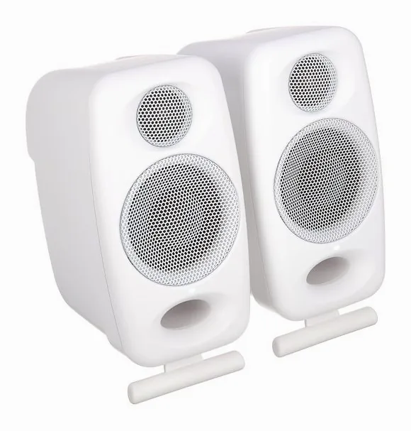 IK Multimedia iLoud Micro Monitor Pro White, kabinettet sett från sidan