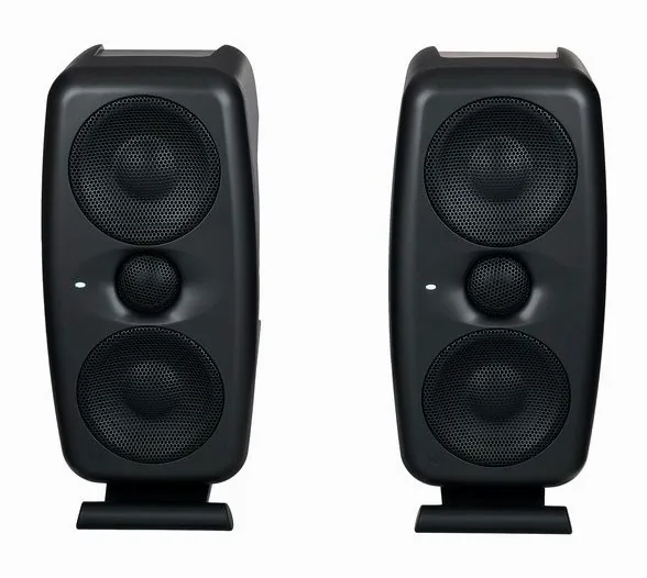 IK Multimedia iLoud MTM MKII, fronten med woofer och diskant