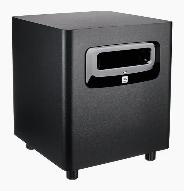 JBL LSR 310 S, knapparna på bakpanelen