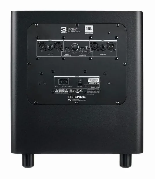 JBL LSR 310 S, kabinettet sett från sidan