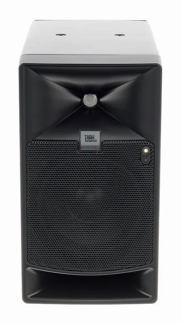 JBL 705P, fronten med woofer och diskant