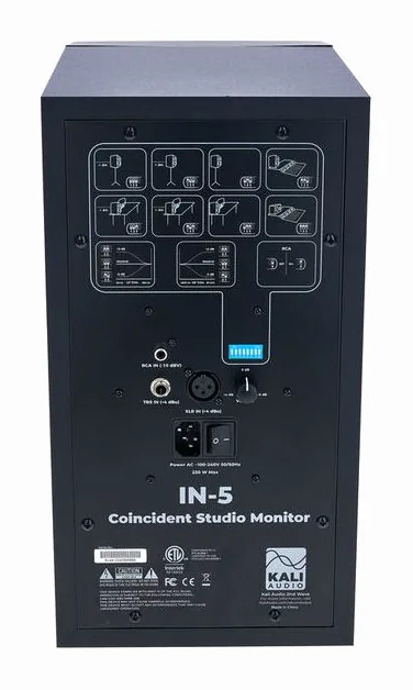 Kali Audio IN-5, kabinettet sett från sidan