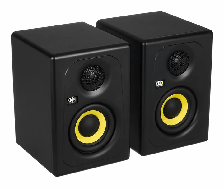 KRK Kreate 3, fronten med woofer och diskant