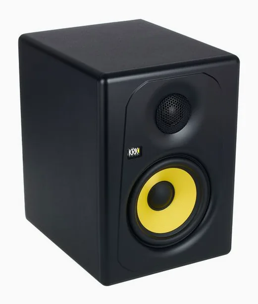 KRK Kreate 5, fronten med woofer och diskant